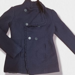 Ann Taylor Petite. Double Breasted Jacket. Lightly worn. Midnight Blue. XXS